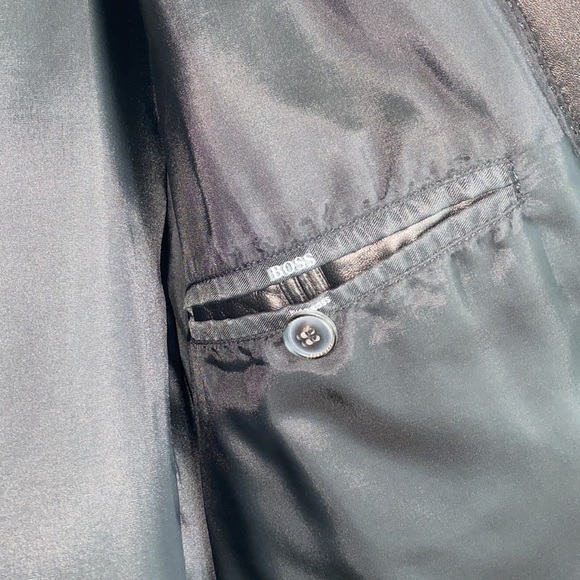 HUGO Boss Mens leather blazer - Picture 3 of 3